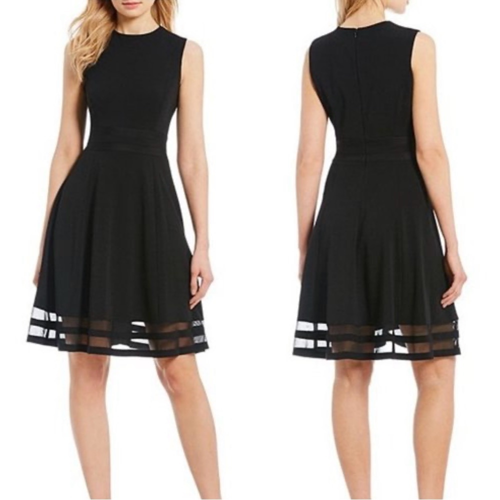 Calvin Klein - fit and flare midi dress